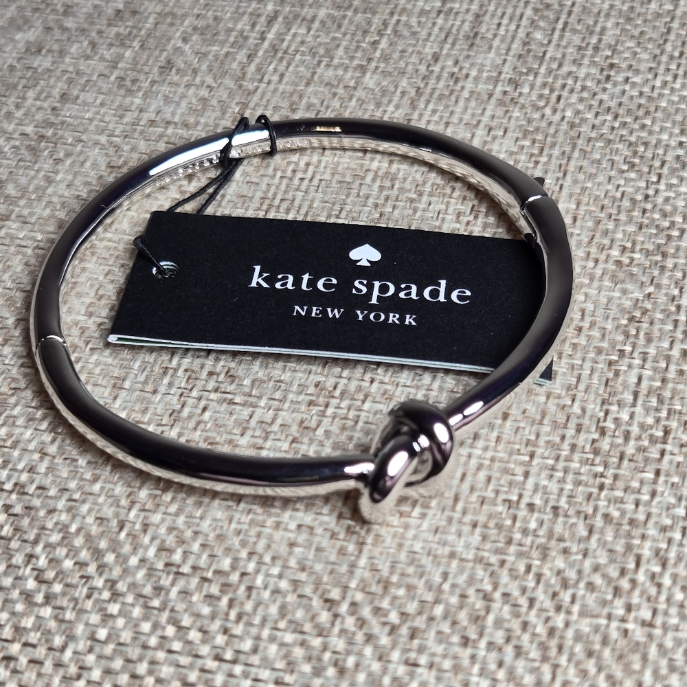 Kate Spade Silver Bangle Set - Picture 9 of 10